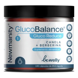 GlucoBalance GlucoReduce con Berberina, Canela, Cromo, Vanadio y Astragin - 2 meses - Frmula Premium de Ingredientes Naturales para Apoyo Nutricional 