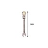 HORUSDY Flexible Head Ratchet Spanner, 10MM Metric Wrench Ratcheting Combination