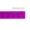 sourcing map Whiteboard Magnetic Ruler 29cm Metric Blackboard Straight Rulers