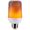 Satco S29806 Indoor/Outdoor LED Flame Effect Light Bulb, T19 Shape,
