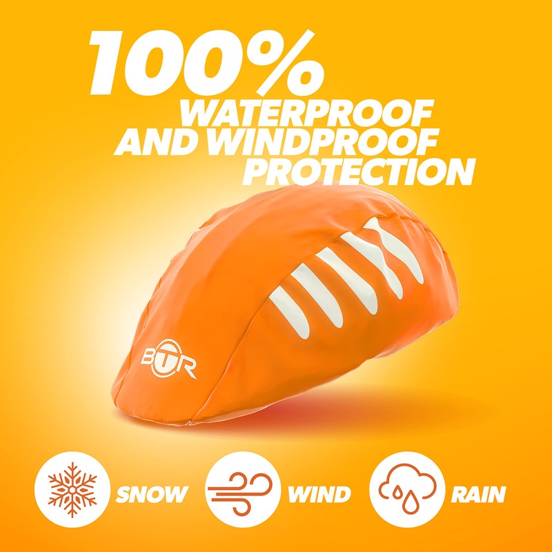 BTR Waterproof, Windproof & Breathable Bike Helmet Cover