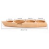 Coffee Tamper Holder Boat Shape 4 Slots Anti Slip Stable