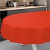ANRO Oilcloth Tablecloth, Washable, Oilcloth, Garden Tablecloth, Outdoor, Indoor, Oval,