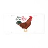 CafePress Rhode Island Red Aluminum License Plate, Front License Plate,