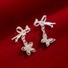 Bow Earrings Women Ribbon Stud Earrings Cute Ribbon Earrings Birthday