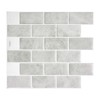 Smart Tiles - Peel and Stick Backsplash - Subway Fondi