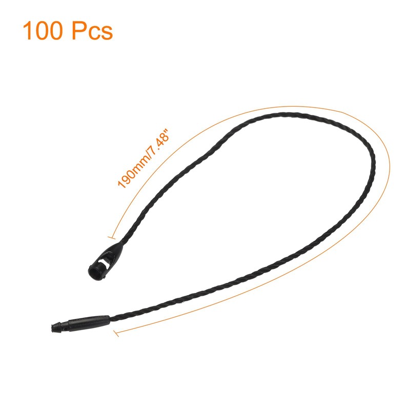 QUARKZMAN Polyester Rope Hanging Tag Snap Lock Pins Loop Price