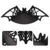 Zerodeko Crystal Shelf Display: Bat Shaped Corner Shelves Wooden Wall