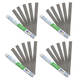 8" Replacement Floor Scraper Blades 20 -Pack - Angled Demolition Scraper Blades for Efficient Flooring Removal and Demolition Razors - Compatible with Telescoping Floor Scrape - by KP Operating Supply