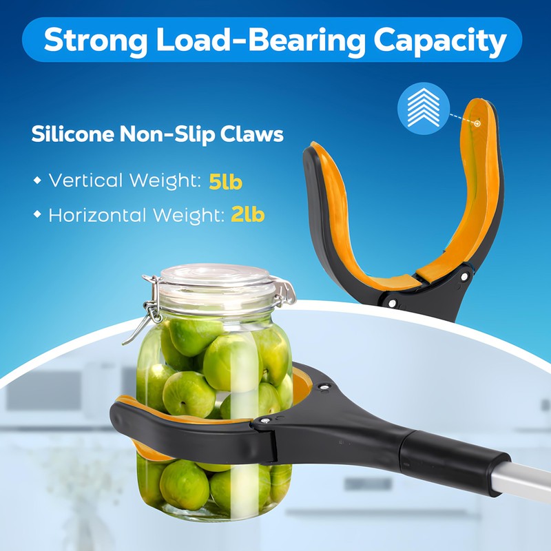 Grabber Reacher Tool - 32” Extra Long Foldable Gripper and