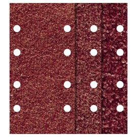 Wolfcraft 1762000 Sanding Sheets Self-Gripping with Corundum Perforated for Electrical Sanders Grit 40/80/120 Lot of 10