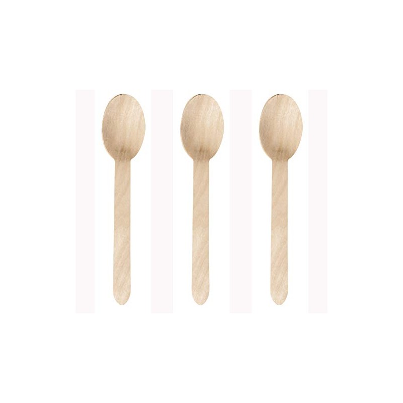DON PALILLO - Set of 100 Disposable Wooden Spoons 16cm