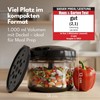 Lebenslang Vegetable & Onion Slicer - 1 Litre Fruit Chopper