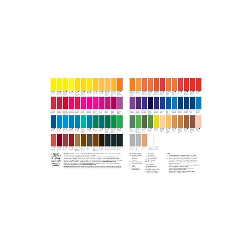 Tubos de pintura Winsor & Newton Designers Gouache