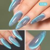 Born Pretty Blue Cat Magnetic Eye Gel Nail Polish, Rainbow