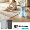 HJ10 Replacement Filter Compatible with Dyson Hush-jet, 3-Layer Structural Filter