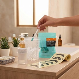 Kit de Cera para Eliminar el Vello de la Nariz, Cera para el Vello de la Nariz, Vellos de Cejas Nasales, sin Dolor, Efectivo, Seguro, Herramientas Rápidas para Hombres y Mujeres,