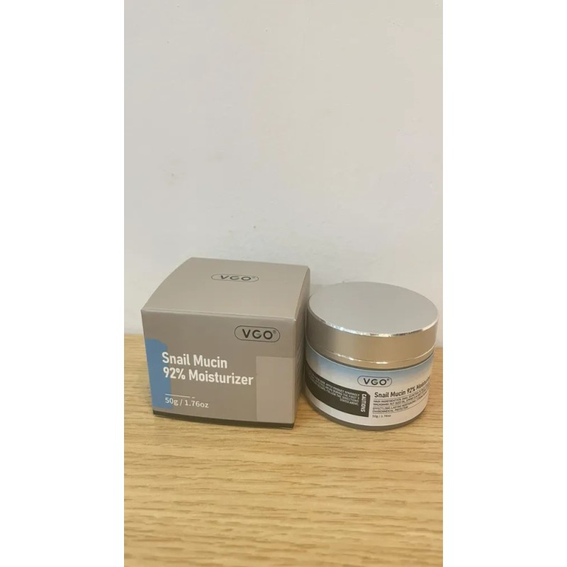 Crema Facial Hidratante VGO Mucina Caracol 92% Hipoalergénica 30ml