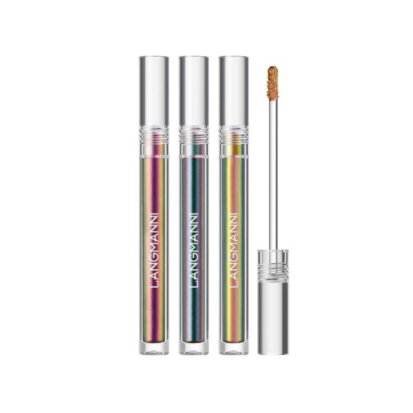Chamäleon Lidschatten, Flüssiger Chamäleon-Lidschatten, 3pcs Glitter Multichrome Lidschatten, Flüssige Chamäleon