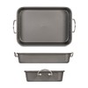 Glad Roasting Pan Nonstick 11x15 - Heavy Duty Metal Bakeware
