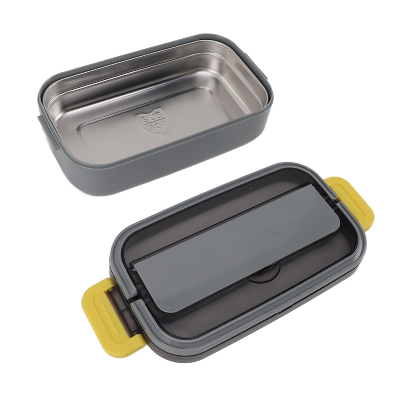 304 Stainless Steel Bento Box Adult Lunch Box Single Layer