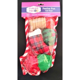 Forever Pals Festive Fun Cat Toys Stocking Stuffer
