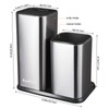 RedCall Kitchen Knife Holder,Stainless Steel Universal Knife Block Without Knives