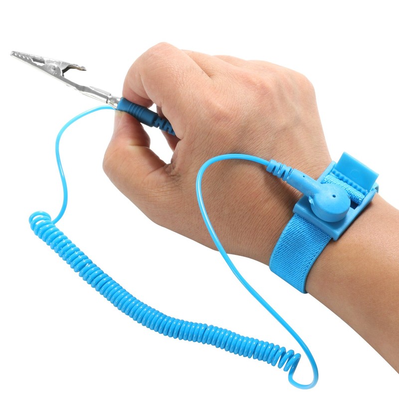 Anti Static Wristband Wrist Strap Band ESD Discharge, With Grounding