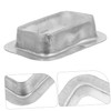 DOITOOL Outdoor Rain Gutter Drain Outlet Connector Aluminum Alloy Gutter