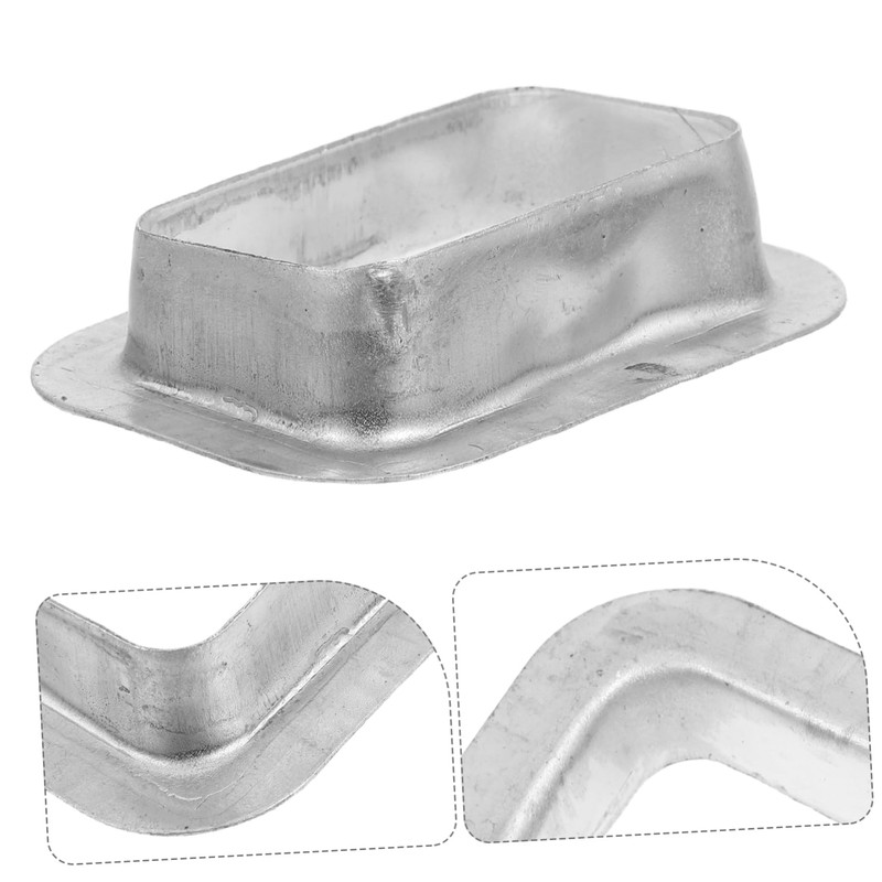 DOITOOL Outdoor Rain Gutter Drain Outlet Connector Aluminum Alloy Gutter