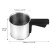 QWORK 3 Cup Stainless Steel Flour Sifter with Ergonomic One-Hand