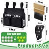 Dunzy 3 Pcs Umpire Gear Set Includes Baseball Umpire Brush,