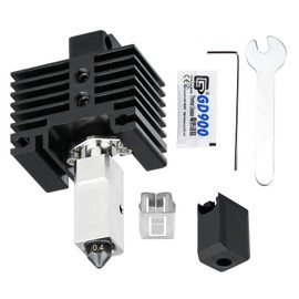 SeulQirw X1 Carbon Hotend Kit with 0.4mm Hardened Steel Nozzle for Bambu Lab X1/X1 Carbon/X1C 3D Printer, Plated Copper Heater Block & Titanium Heat Break, for Bambu Lab X1 X1C Series Hot end