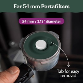 Roobi Espresso Cleaning Disc for Breville Espresso Machines. 54mm Backflush Disc compatible with Espresso Cleaning Tablets, 2 Pack