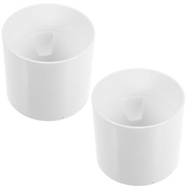 Toddmomy 2cps Golf Cups Holes: White Plastic Golf Putting Cup for Outdoor Golfers, Beginners, Amateurs Outdoor Backyard Practice