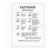 MINI BOXX 60 Tatuajes Tattoo Temporales Falso Letras Flor Brazo