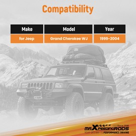 maXpeedingrods OD-1in Rear Stablizer Sway Bar Kit for Jeep Grand Cherokee WJ 1999 2000 2001 2002 2003 2004