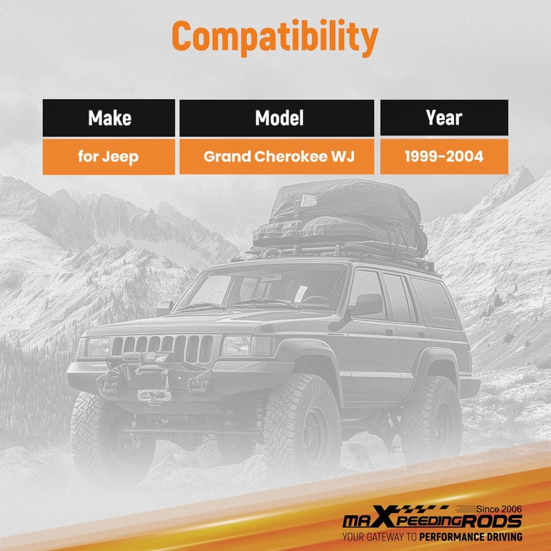 maXpeedingrods OD-1in Rear Stablizer Sway Bar Kit for Jeep Grand