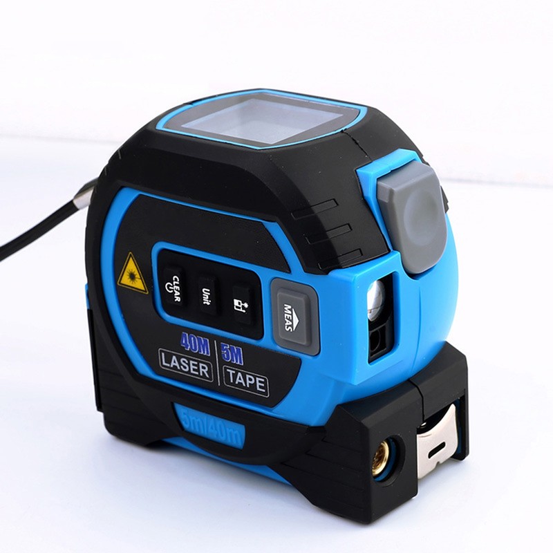 3-in-1 Laser Tape Measure Multifunctional Digital Display Cross Line Laser