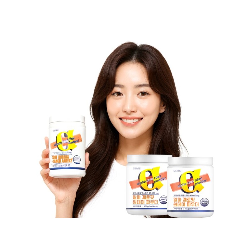 담별담 알파CD 알파시클로덱스트린 난소화성말토덱스트린 원 데이 핏 제로파우더 150g x