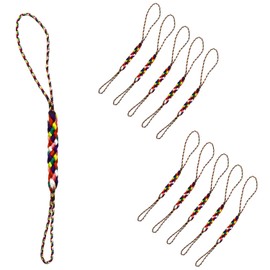 Netsuke Strap, Netsuke Cord Parts, Set of 10, Mixed Colors (5 Colors)