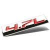 Auto Dynasty Chrome Finish Metal Emblem 4.7L Badge, (Red Letter)