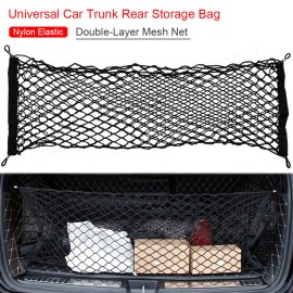 CHUSYYRAY Rear Trunk Envelope Style Cargo Net for CHEVY SILVERADO GMC SIERRA 2013-2022 New