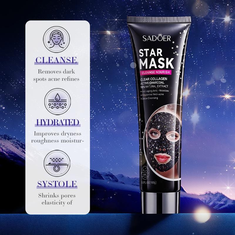 Cleansing mask! Star Rip-Off Mask Adsorbent Blackhead & Acne Exfoliating