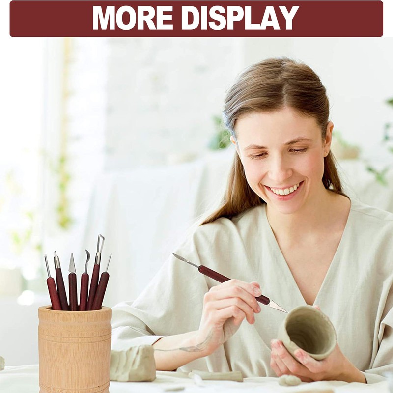 LINPHCEY 6-Piece Clay Sculpting Tools Set Perfect for Polymer Air