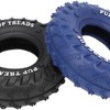2Pcs Blue Black Rubber Tire Dog Chew Toy Safe Tire