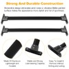 ROADFAR Roof Rack Aluminum Top Rail Carries Luggage Carrier Fit