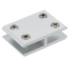 uxcell 180 Degree Glass Clamp, for 5-8mm Thick Adjustable Double