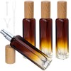 15ML Perfume Travel Refillable Spray Bottles 4pcs Set, Mini Glass