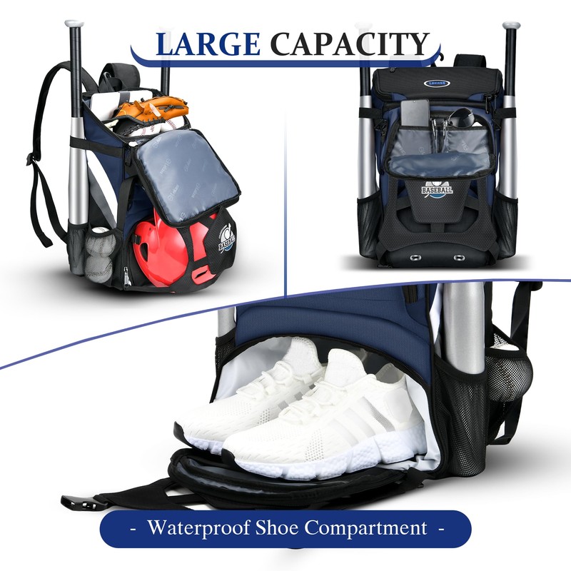 BAGNN Baseball Bag for Adult and Youth, Large Capacity Softball